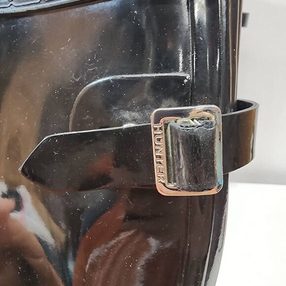 Hunter Original Tall Gloss Rubber Rain Boots Women's US 6 - Picture 7 of 11